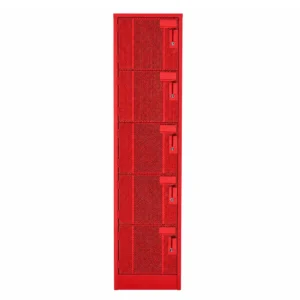 Locker Lamina Perforada 5 Puertas
