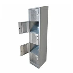 Locker Pamina Perforada 5 Puertas Parte Puperior Inclinada