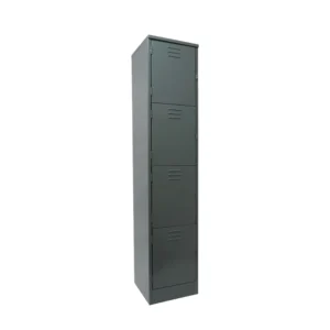 Locker metálico de 4 puertas fabricado para uso industrial
