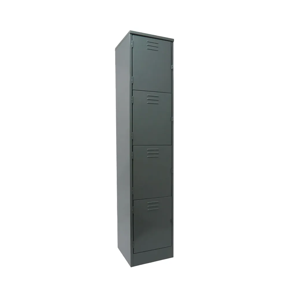 Locker metálico de 4 puertas fabricado para uso industrial